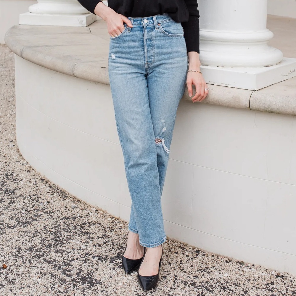 Levi’s | Ribcage Straight Ankle Jeans Size: 25 - Picture 2 of 8